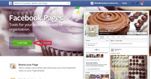 how to create a facebook page