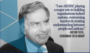Ratan Tata endorses AIESEC for creating global internship opportunities