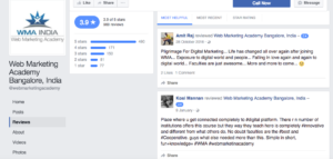 Web Marketing Academy Facebook Reviews