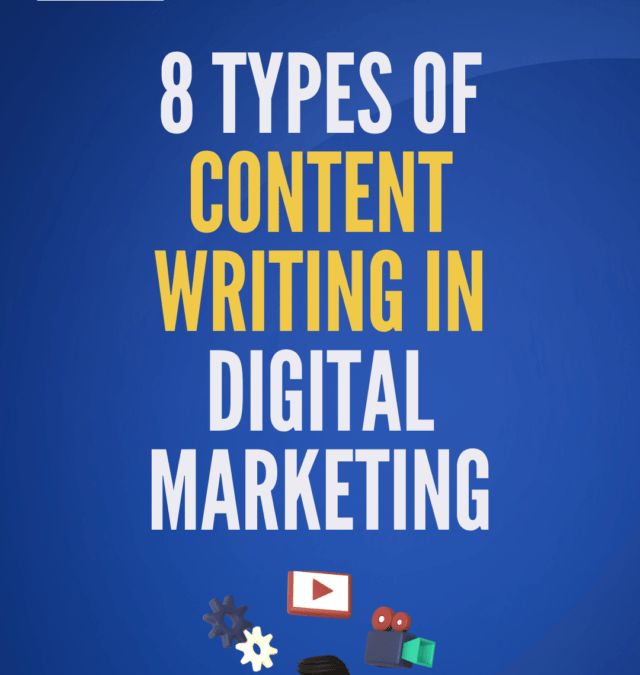 8 types of content writing in digital marketing