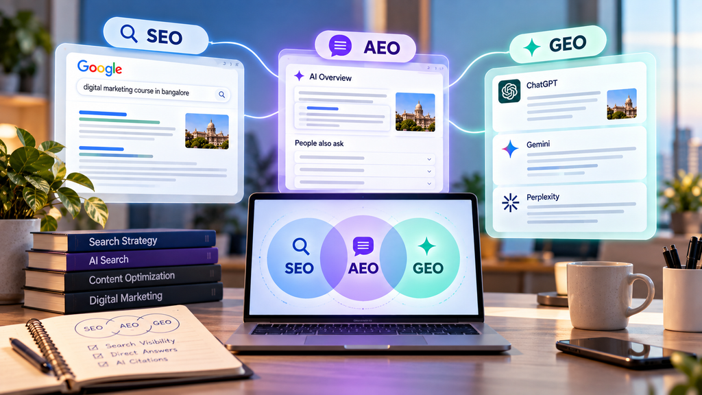 GEO vs AEO vs SEO: What Google's Own Guide Says (and Where ChatGPT Differs)