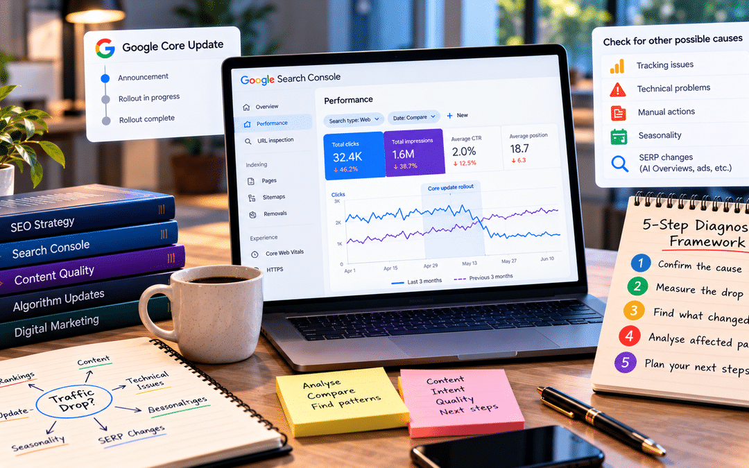 Lost Traffic After a Google Core Update? A 5-Step Diagnosis Framework